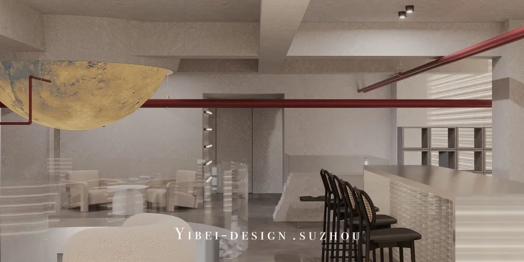 纯粹的红 · 后现代未来主义空间设计丨中国苏州丨一贝设计-13