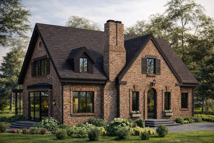 都铎式房屋丨俄罗斯莫斯科丨Anastasiia Muratova-30