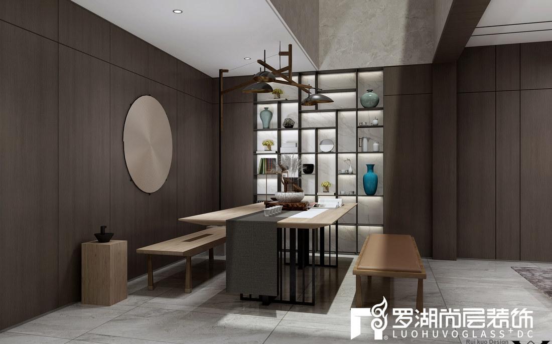 中海九号别墅跃层设计 | 影音玩具茶室共享空间-18