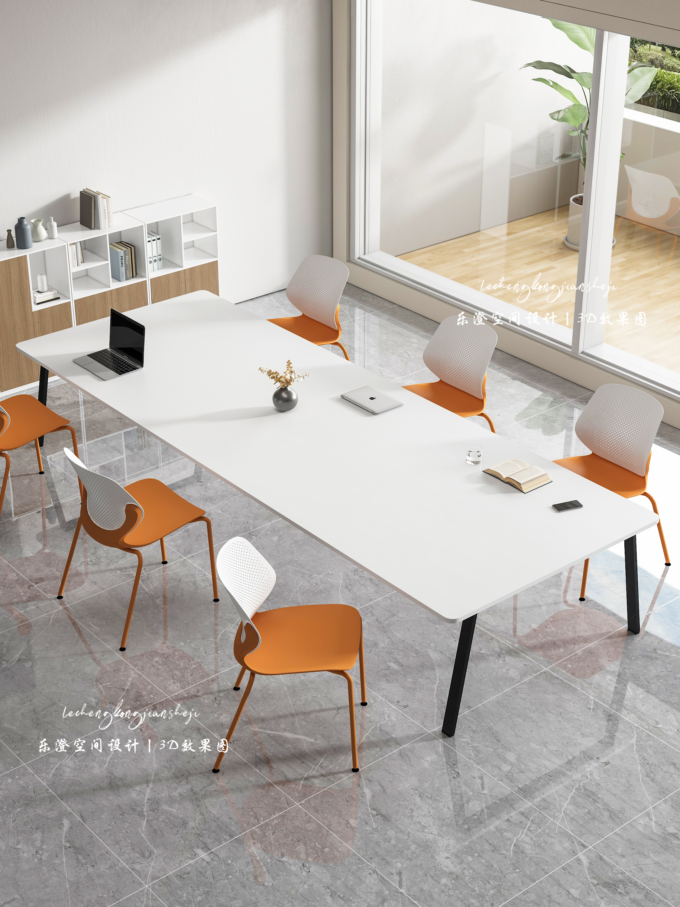 办公椅系列家具渲染设计-5