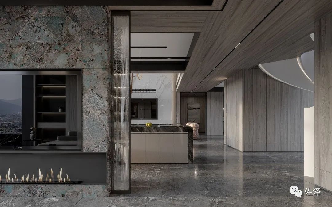 意式简约之美,佛山中信山语湖复式住宅设计-17