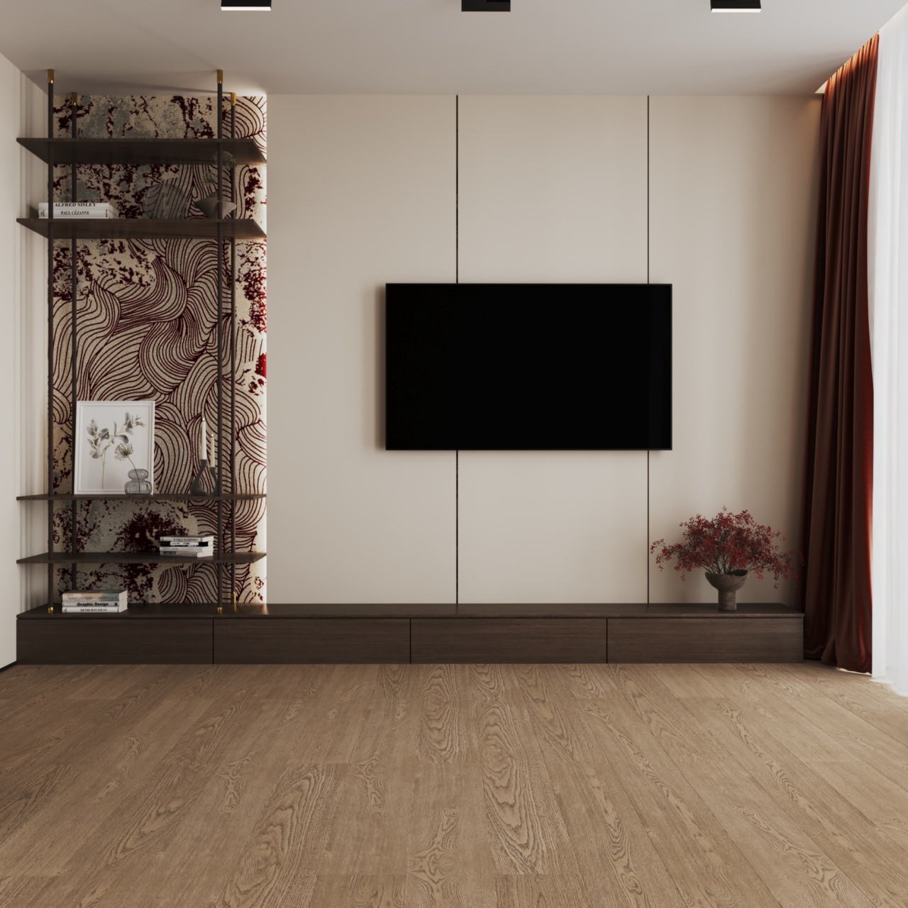 Chinese inspired bedroom-3