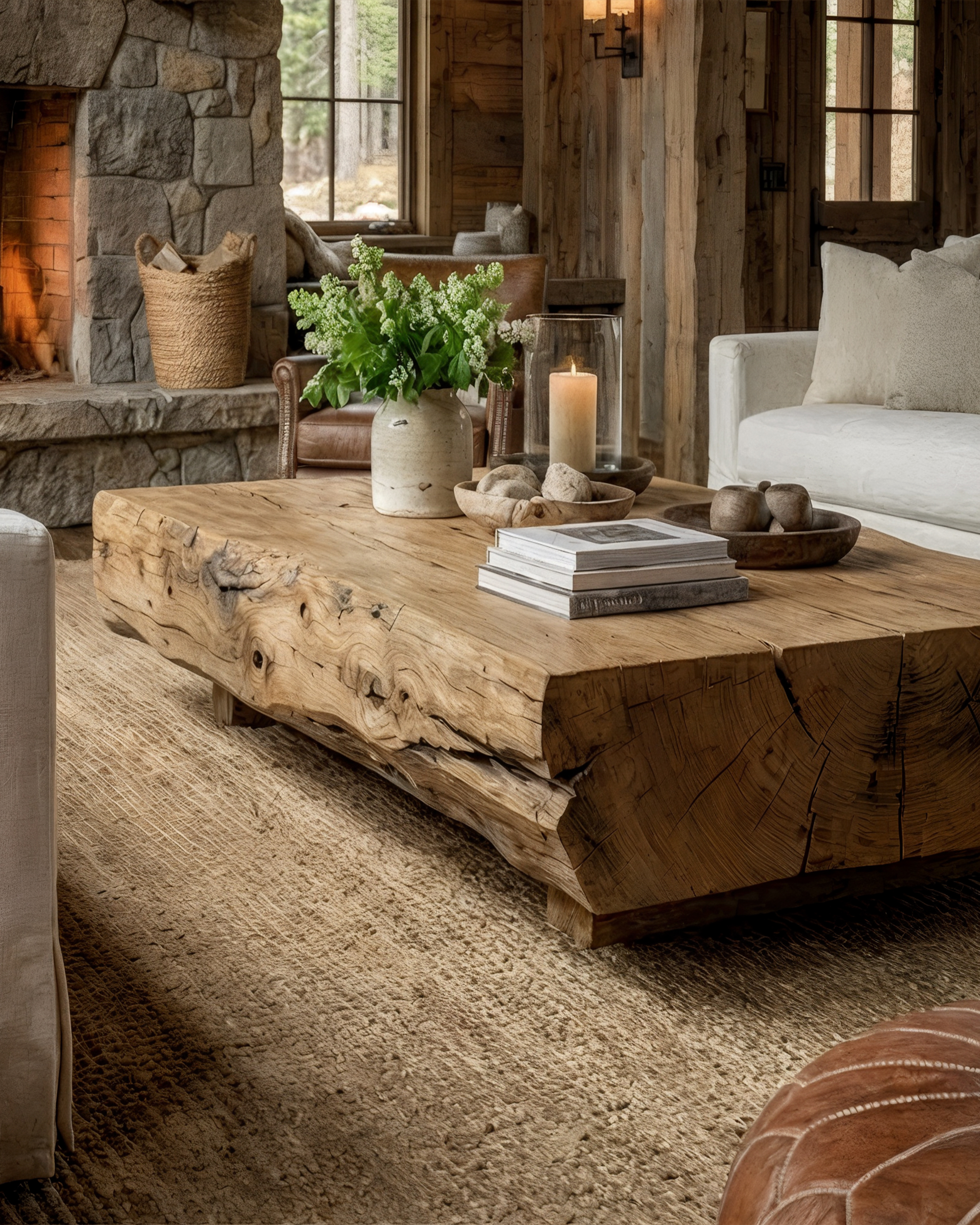 Rustic Style Livingroom（乡村风格客厅）丨Mostafa Qurtam-8
