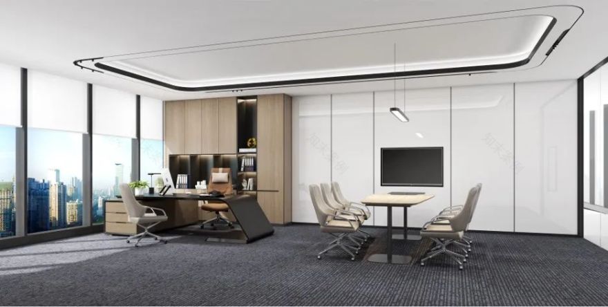 天元世纪设计案例||中石伟业办公园区装修设计-56