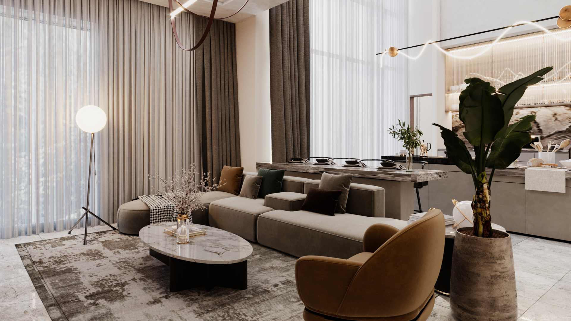 Naour 私人住宅丨约旦安曼丨Architecture A&B-6