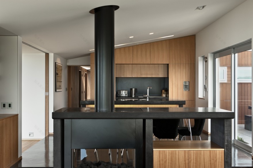 新西兰南海岸锯齿形住宅-28