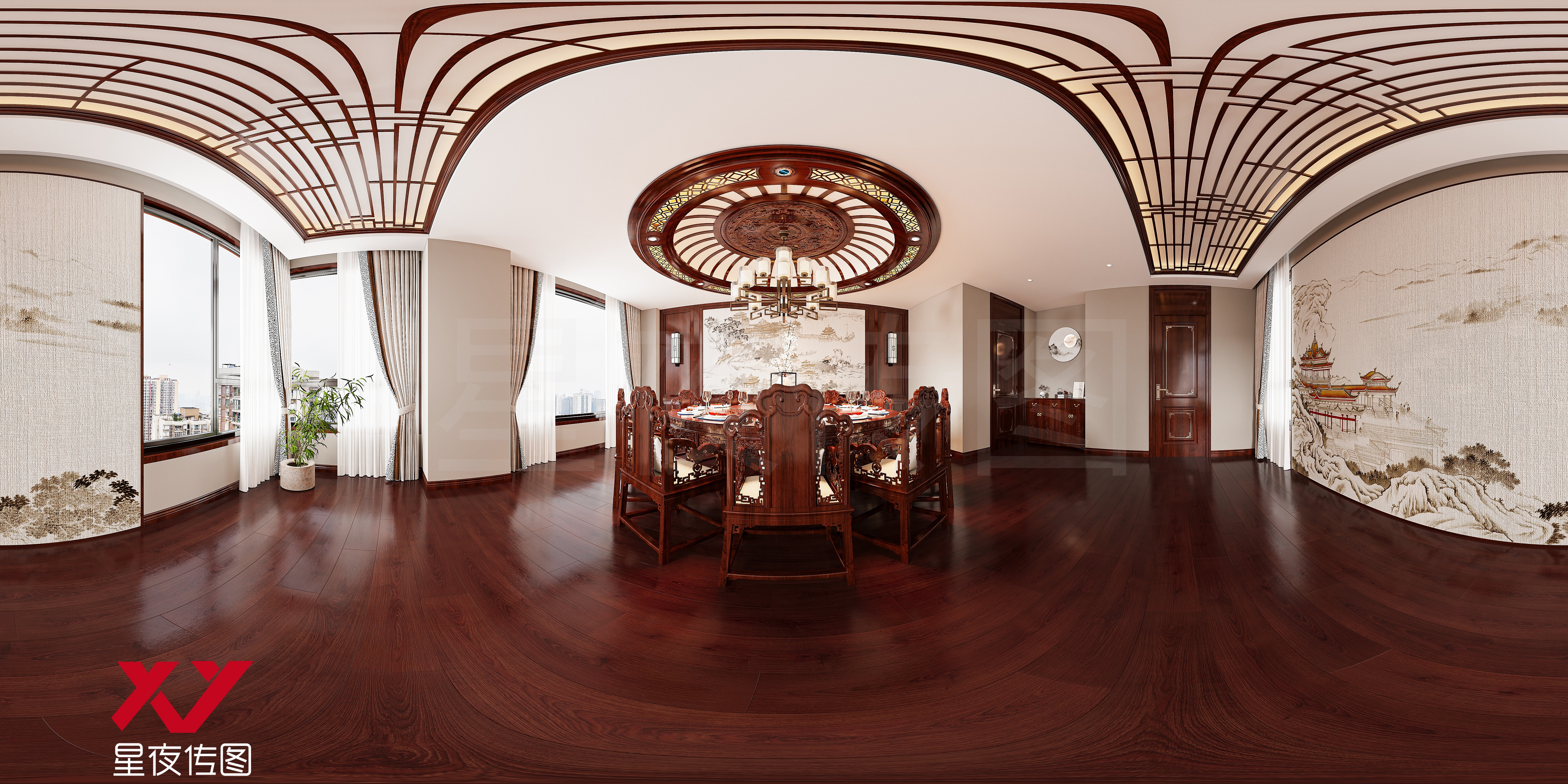 合理的动线设计，舒适的就餐座位-0