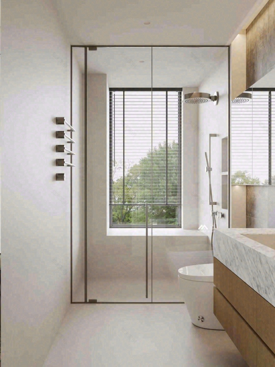 极简大平层设计丨HOMBLE 红柏设计-37