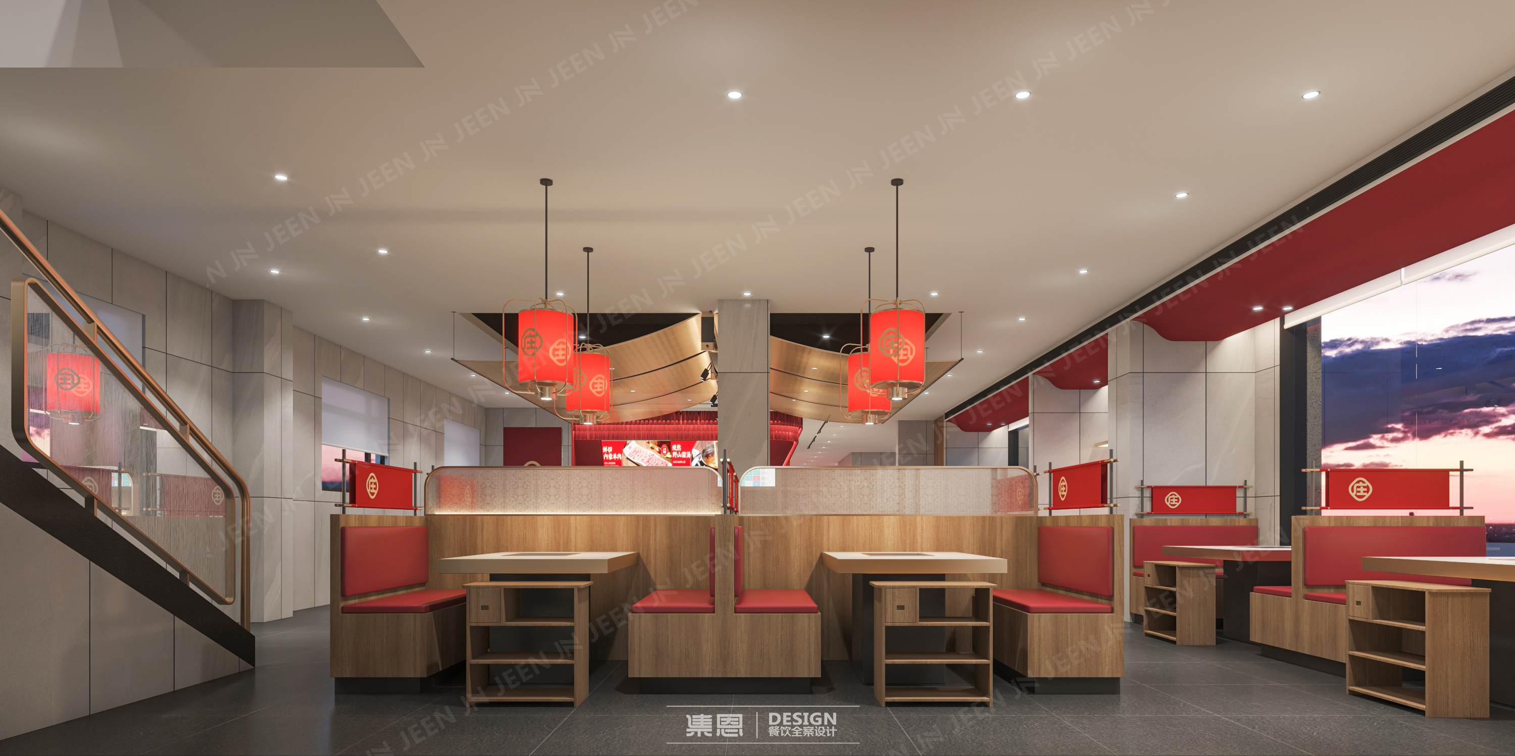 巴庄重庆火锅·温县店丨中国焦作丨集恩餐饮全案设计-13