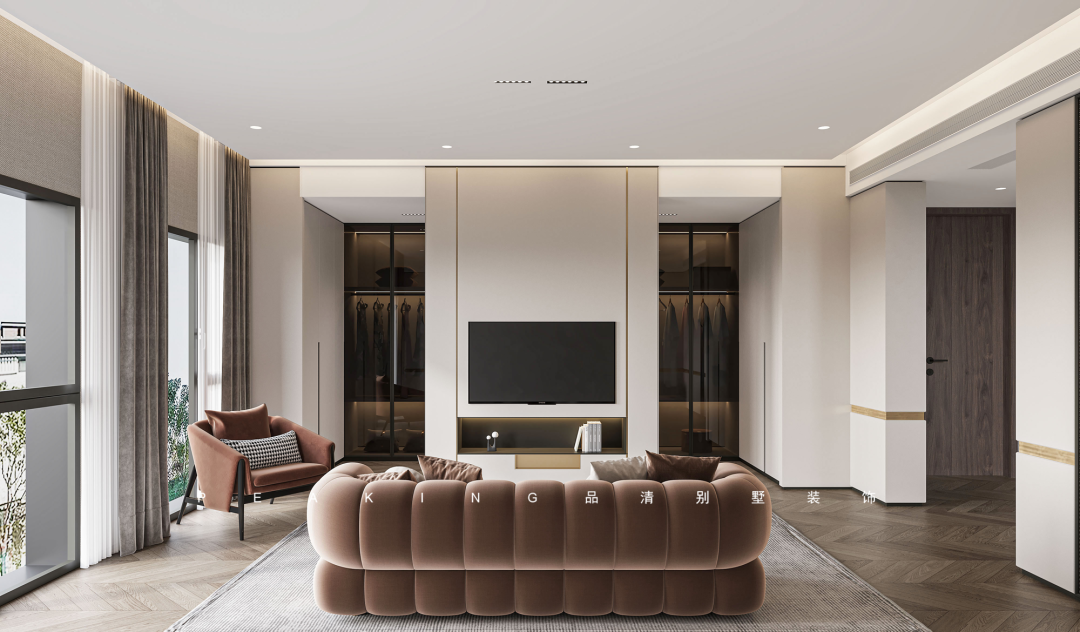 自然塑境 · 738㎡现代温润之家丨品清别墅装饰(无锡)分公司-35