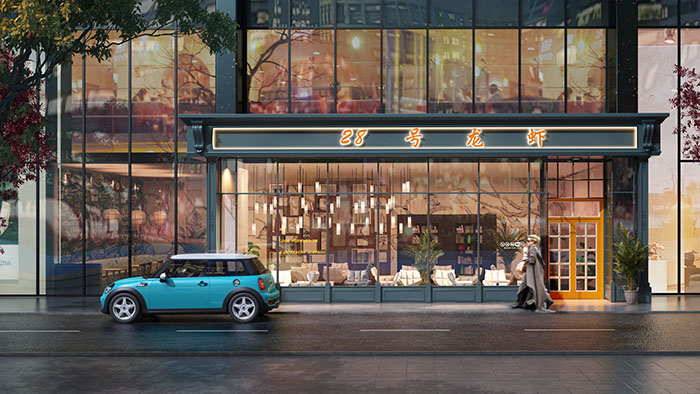 郑州门头制作公司·餐饮店铺门头设计效果图赏析丨中国郑州-10