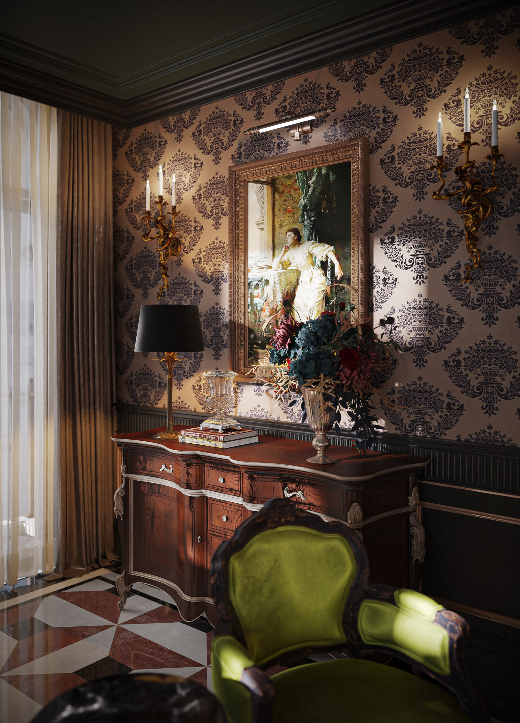 黑暗的客厅丨越南河内-16