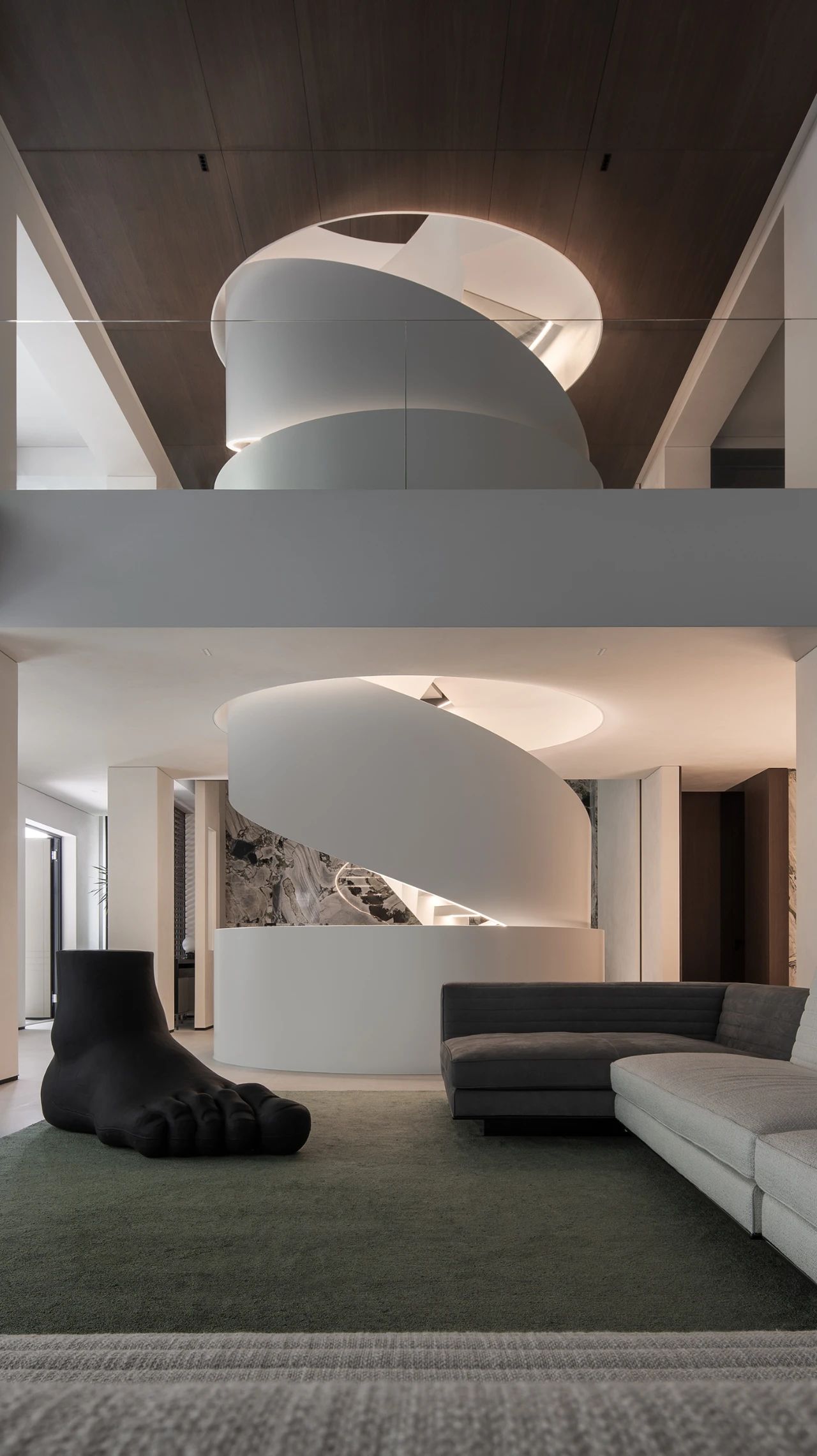 安生设计 吴振宝新作｜1500㎡ 现代别墅，游园如心-37