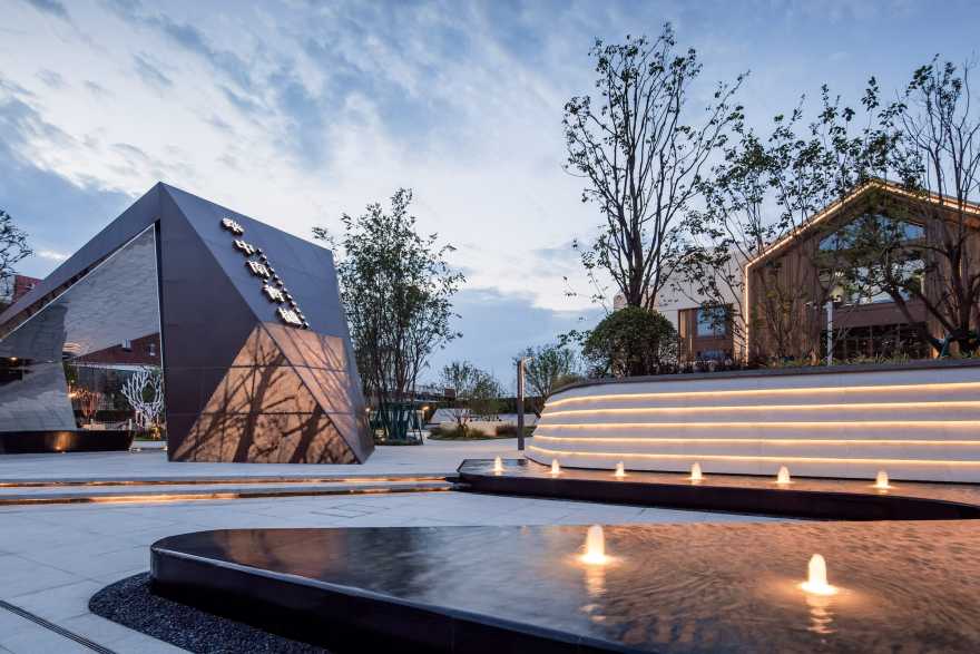 西安大兴青樾售楼中心展示区景观-9