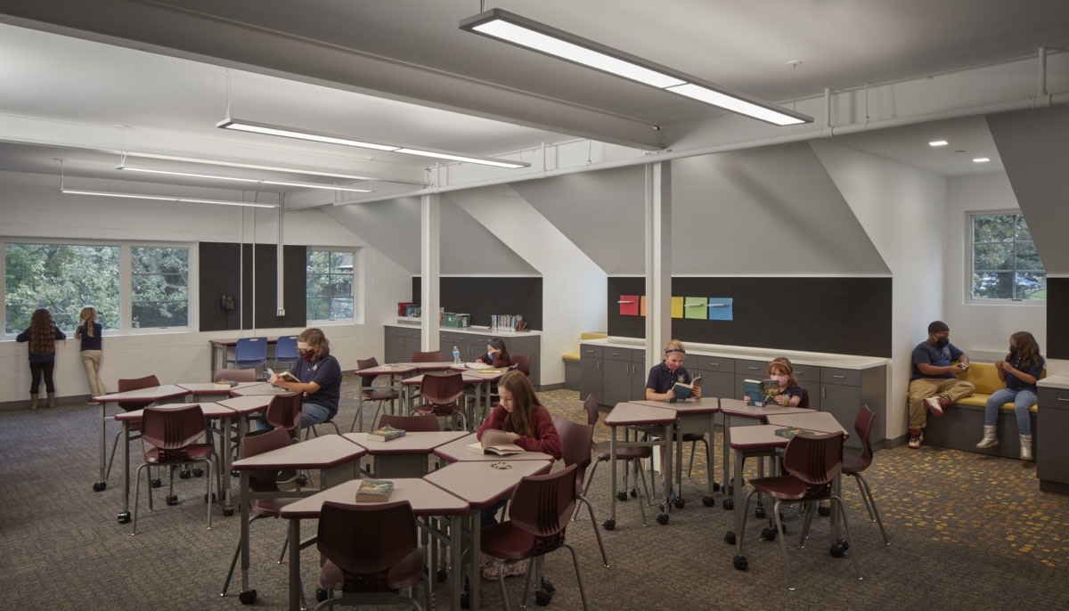 埃尔金数学与科学学院环保校园设计丨美国丨Wheeler Kearns Architects-20