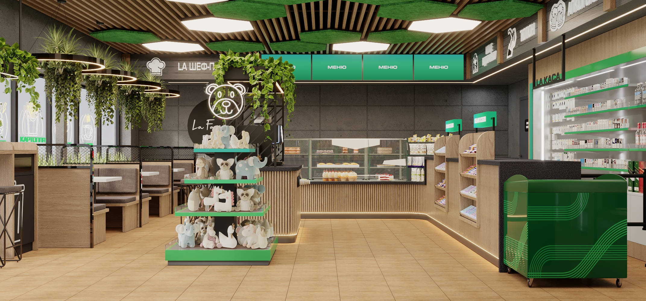 Gas station parallel 便利店-9