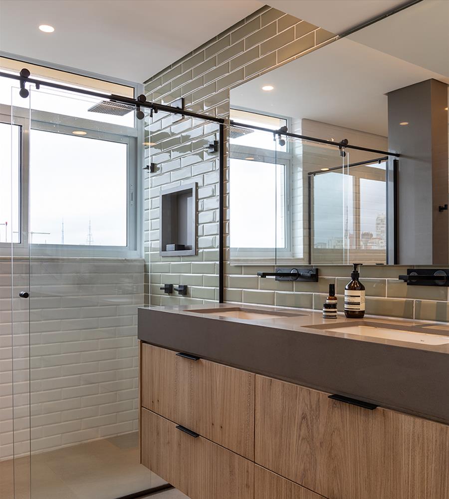 巴西 Apartamento Consolação | 木质美感与设计巧思的完美结合-24