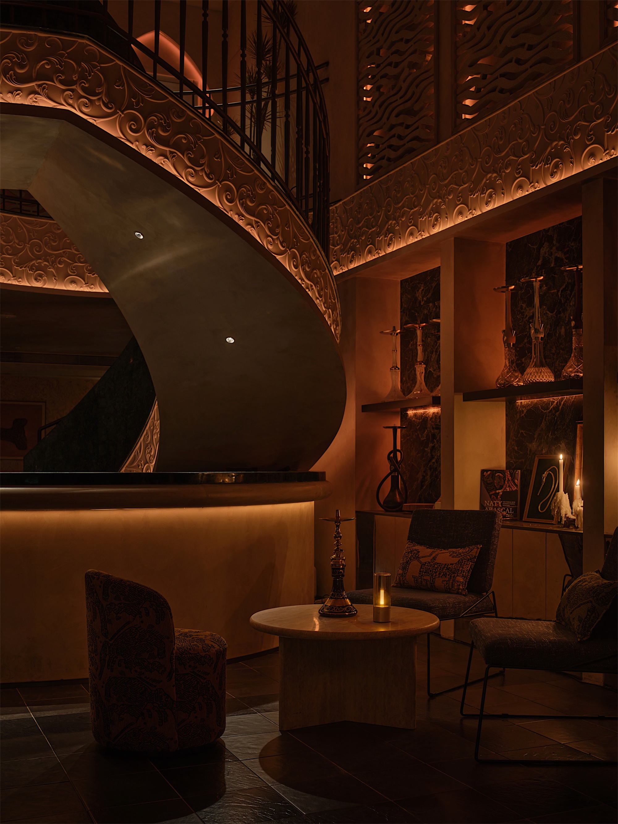 呼呼 HuHu ShiSha Bar丨中国武汉丨YaoDesign耀设计,JISO极所设计,Glowho光河照明设计-40