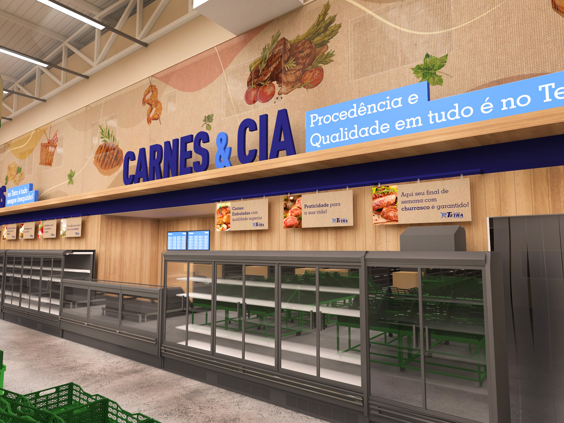 Tetra Supermarket Signage / Comunicação Visual-2