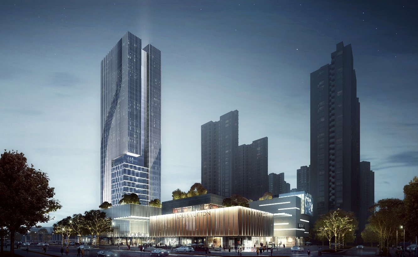 山水光影·四川宜宾高铁站双子塔设计-31