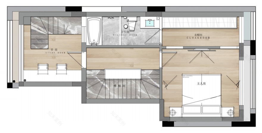 宝嘉花与山简约法式别墅设计丨中国重庆丨DE 设计师事务所,D.ART 软装服务机构-93