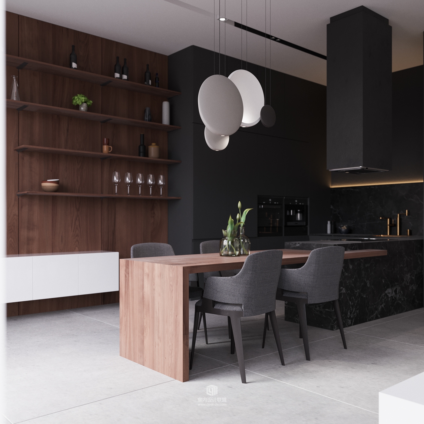 莫斯科150㎡现代公寓-3