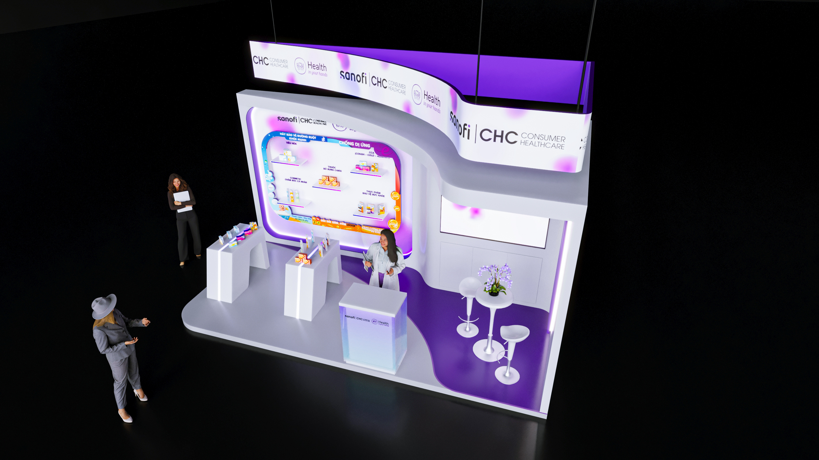 赛诺菲消费者健康产品  展示柜-8