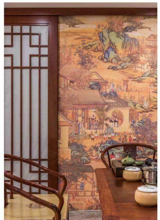 美式古典融合中式禅意复古美家丨意巢设计事务所-32