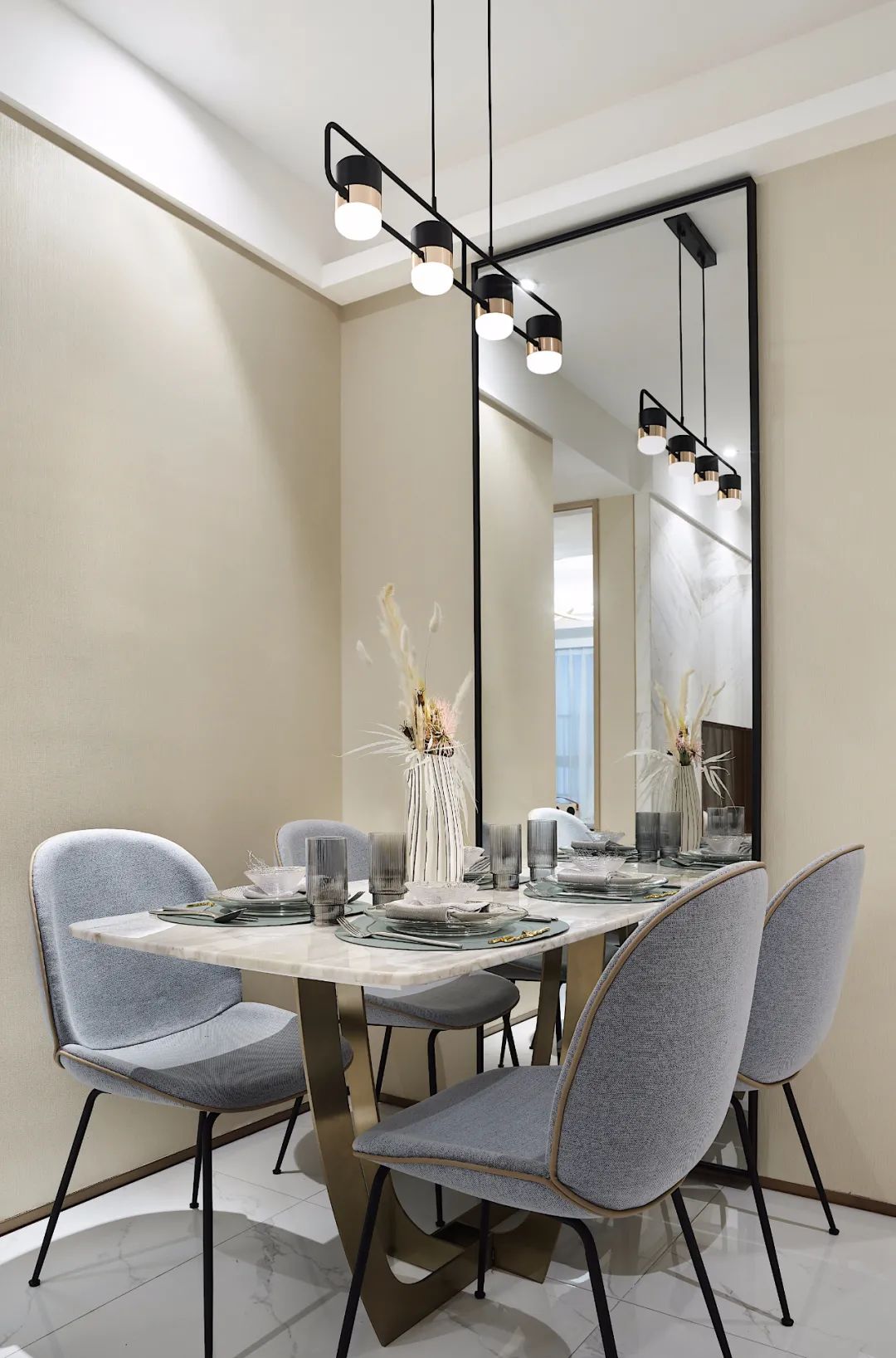 昆明天誉城售楼处与样板房 | 现代简约与爱马仕橙的碰撞-71