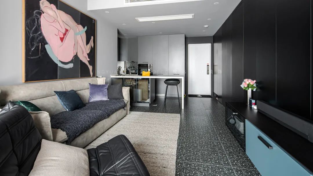 古北尚郡 80㎡现代简约一居室,个性自由的空间-3