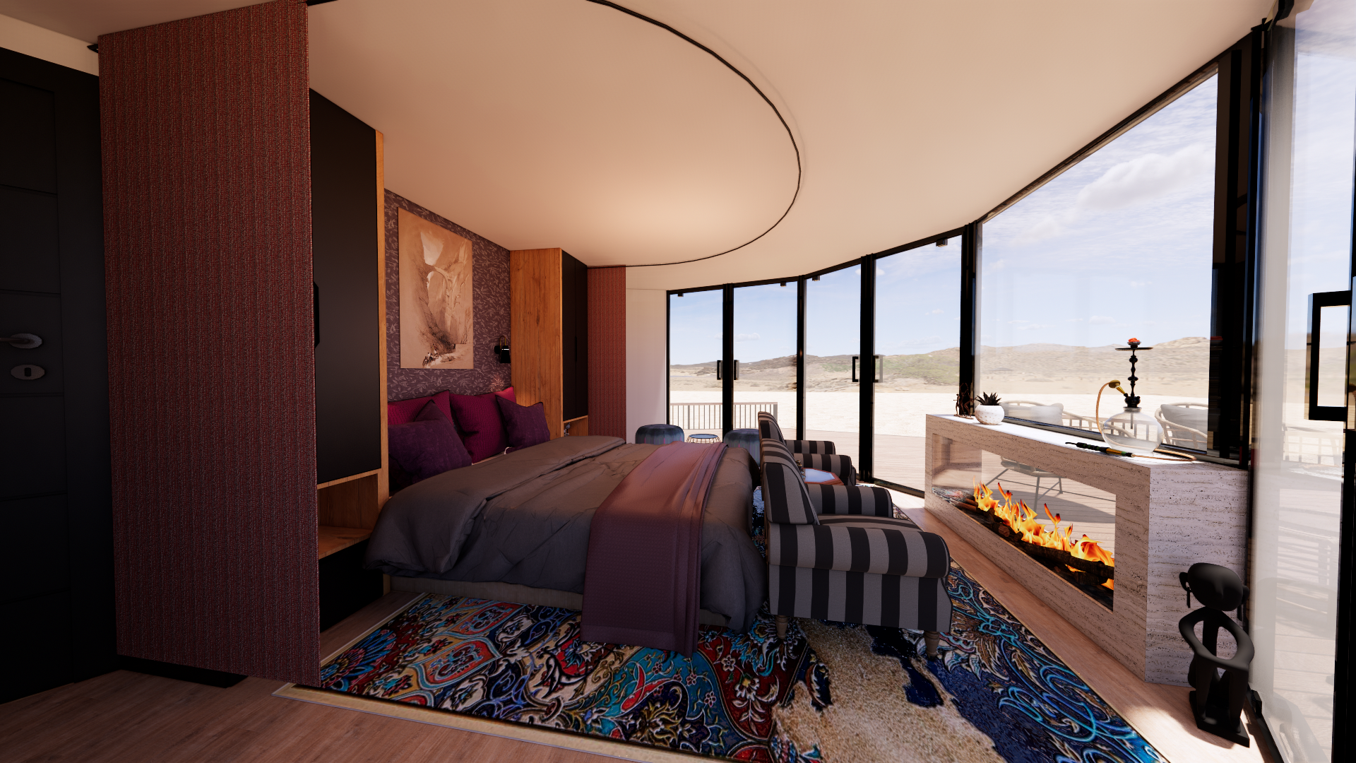 豪华露营舱 测地线圆顶佩特拉-3