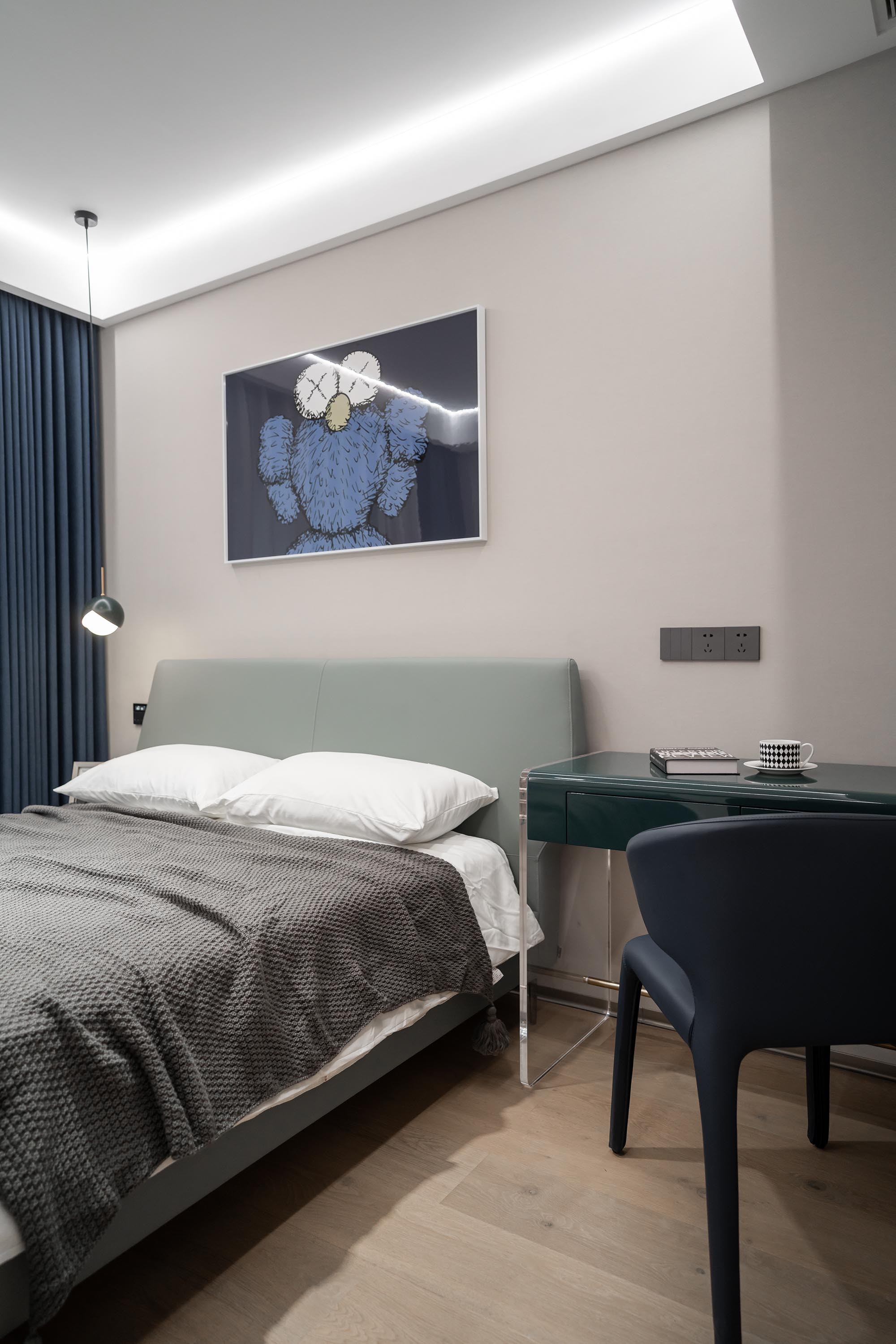 知了空间设计｜纯粹与雅奢丨知了设计,河马艺术-38