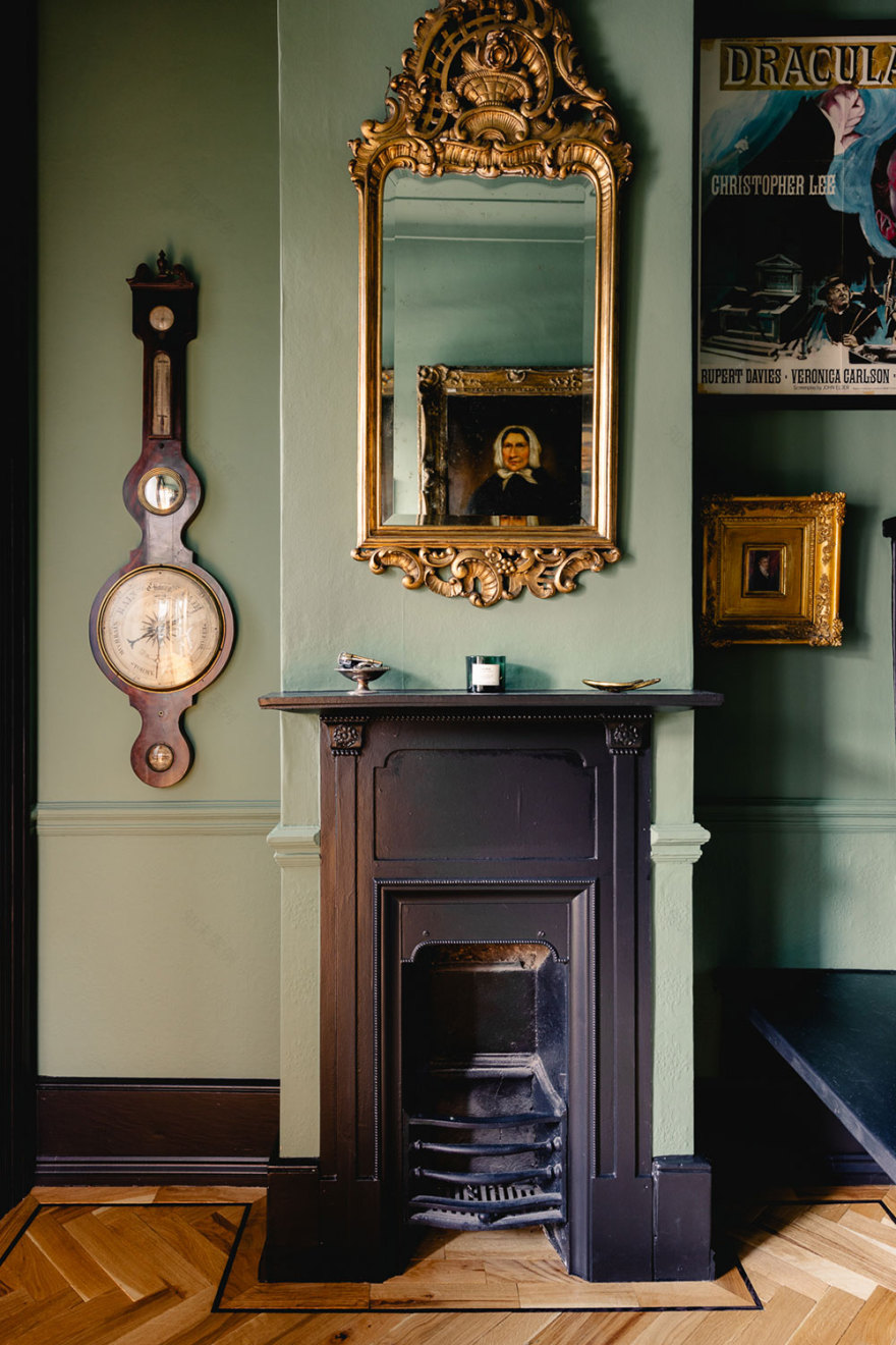 伦敦惊艳爱德华式住宅,大胆色彩诠释历史韵味-10