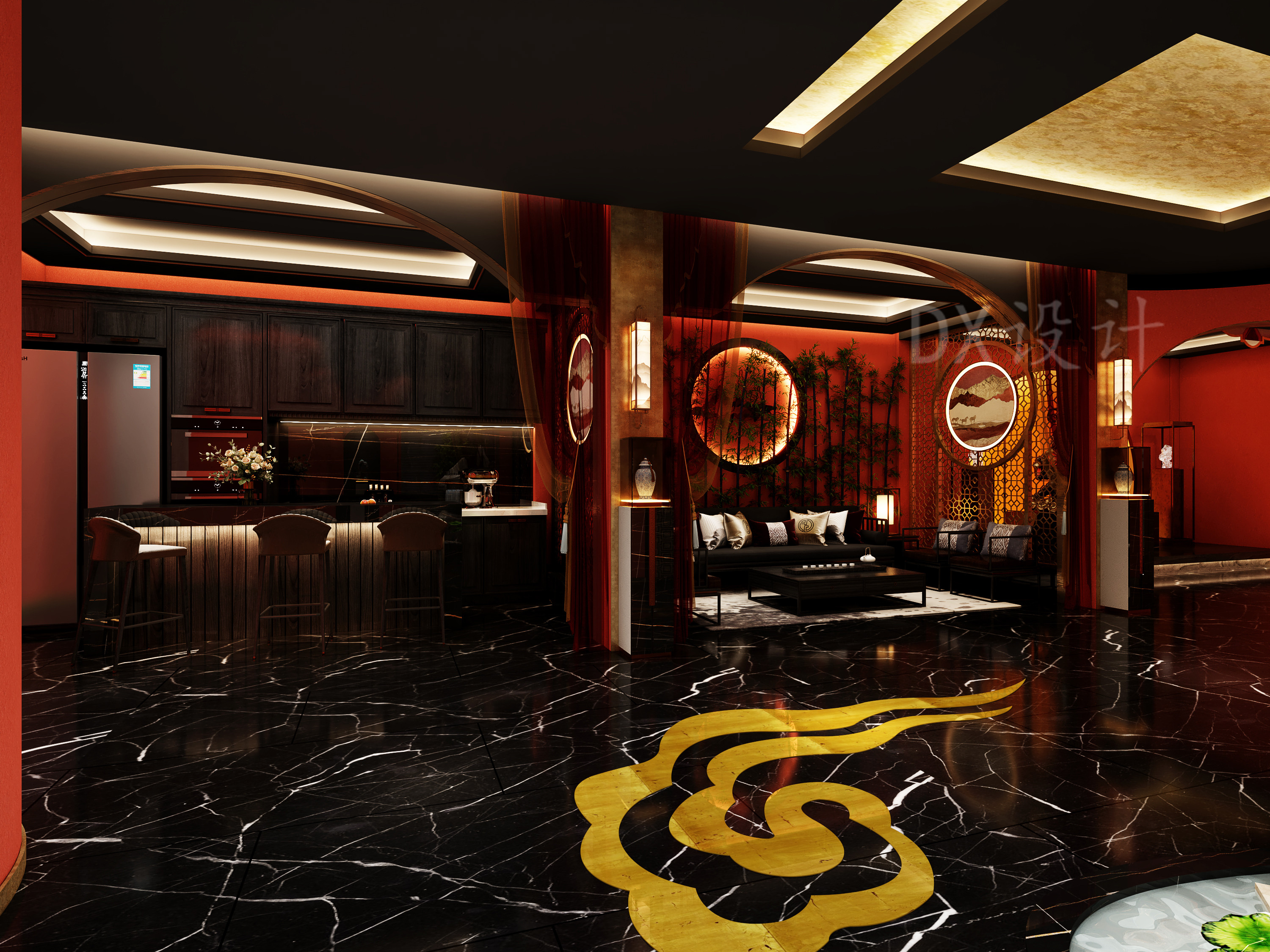 中国风足浴店丨原创作品-5