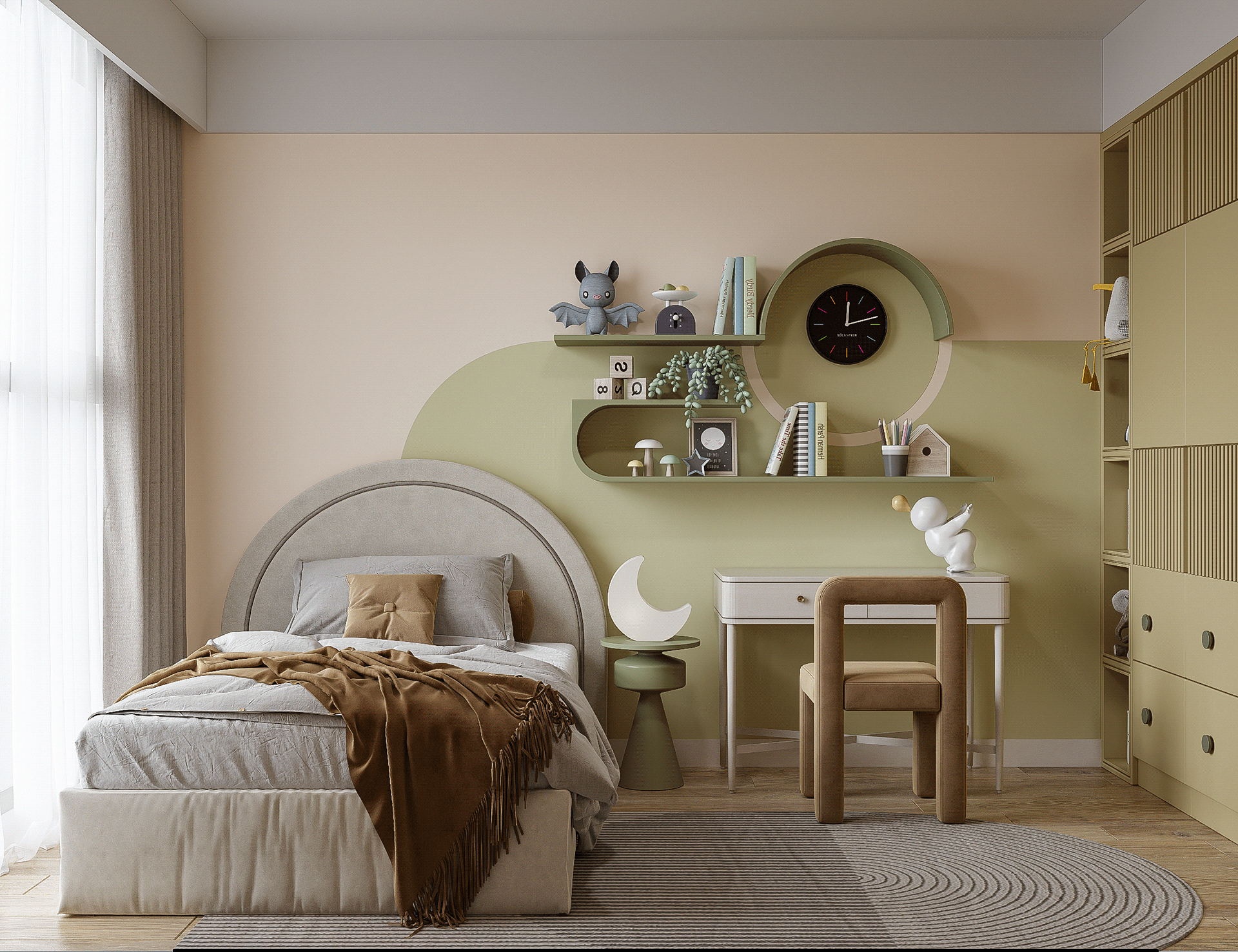 糖果色系公寓 充满活力的空间-2