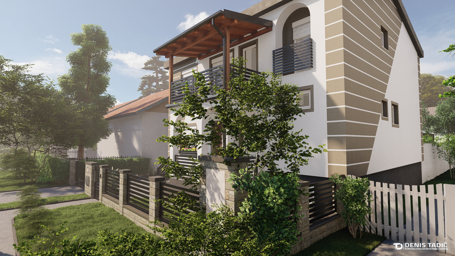 Erceg  外立面,大门和庭院的装修-5