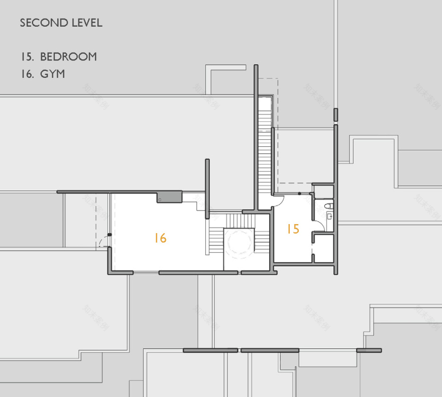 墨西哥山间混凝土住宅的透明与渗透-70