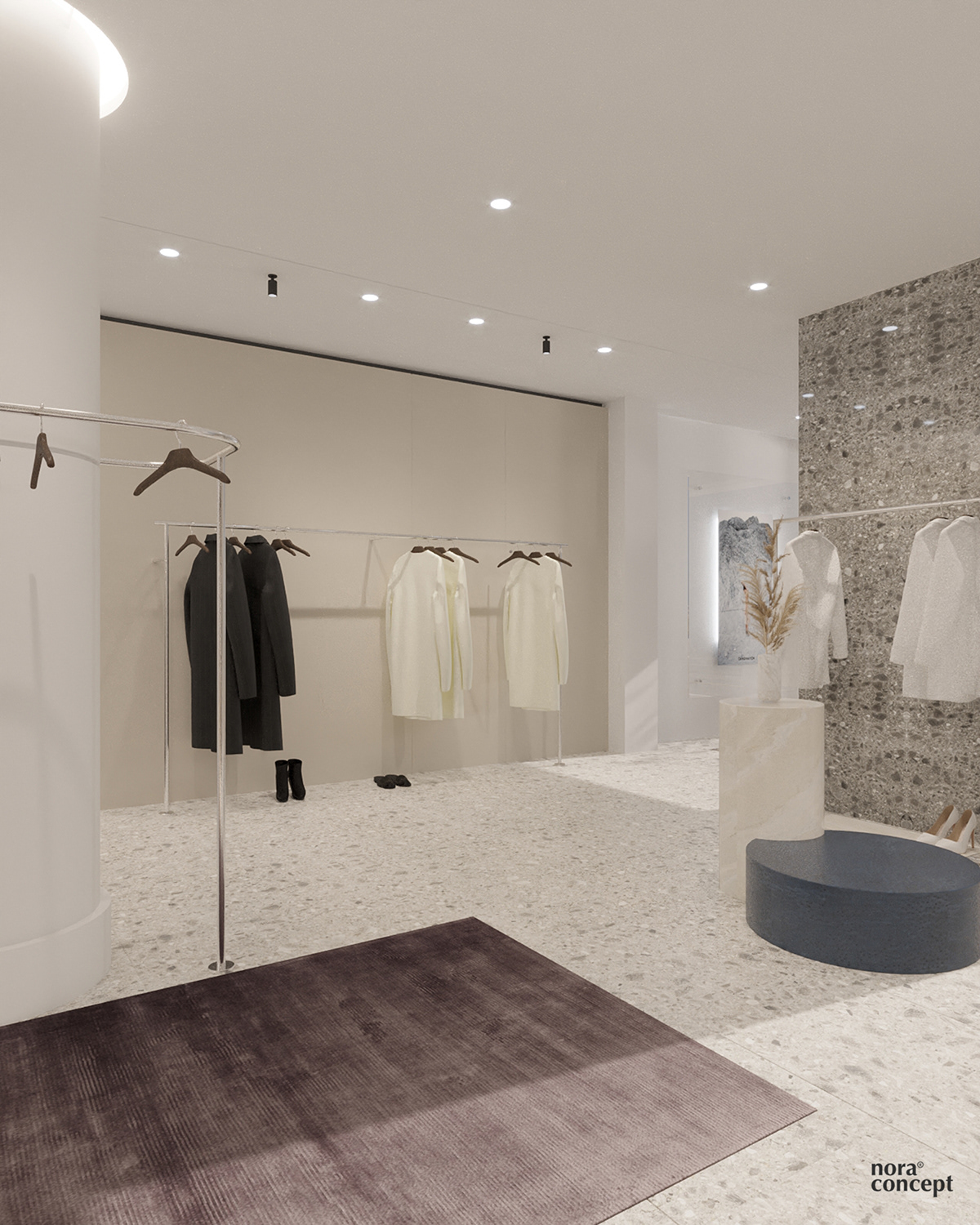 LYP Store · 现代简约女性时尚服装店设计丨越南河内丨nora concept-13