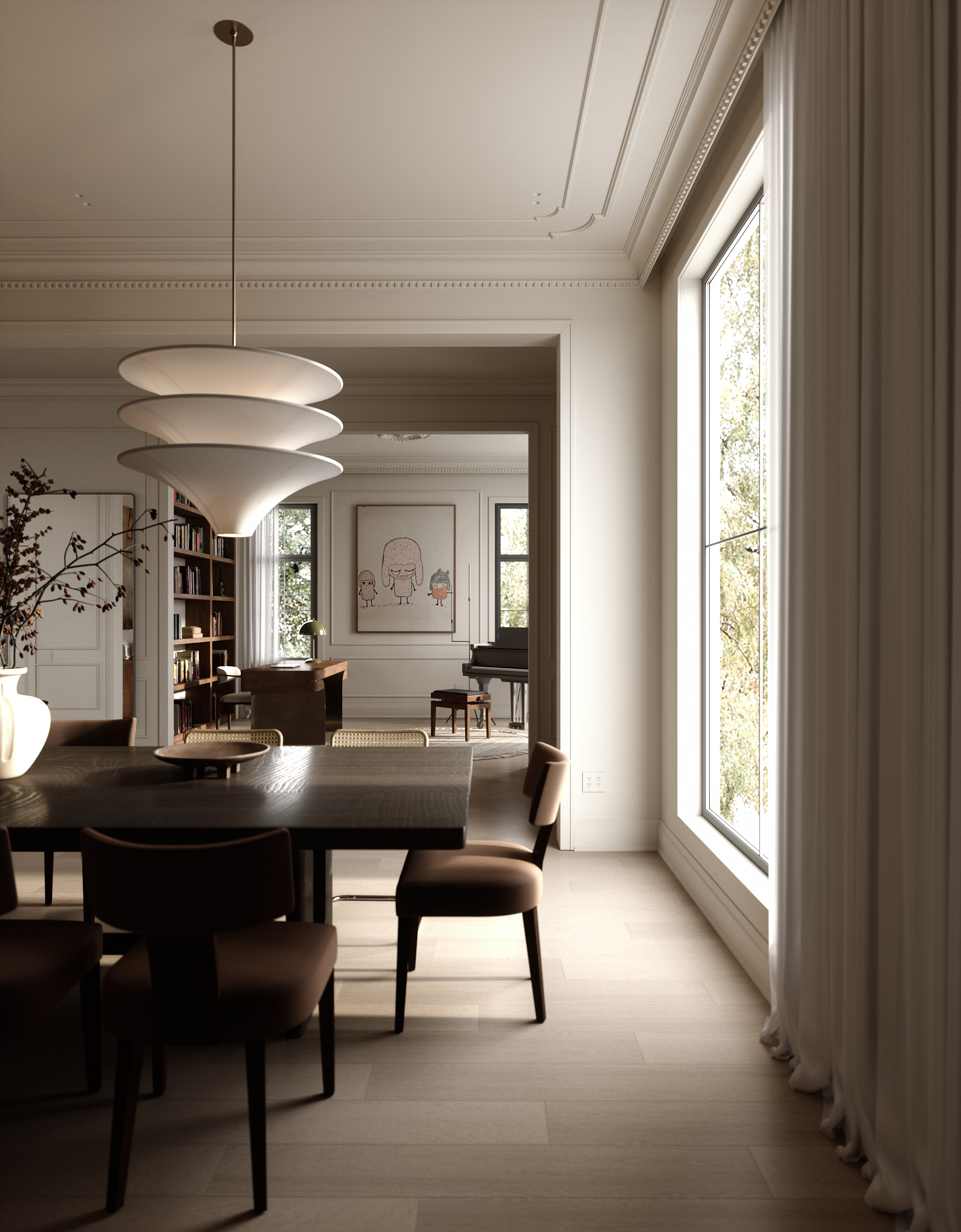 新泽西450平方米住宅室内设计丨美国新泽西丨ADD DESIGN-7