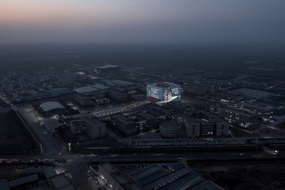 漯河食品职业学院图书信息综合楼消化知识的容器丨中国漯河丨华南理工大学建筑设计研究院有限公司-6
