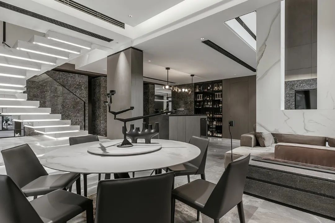 苏州 400㎡暖灰大宅丨中国苏州丨杰 ME 空间设计-26