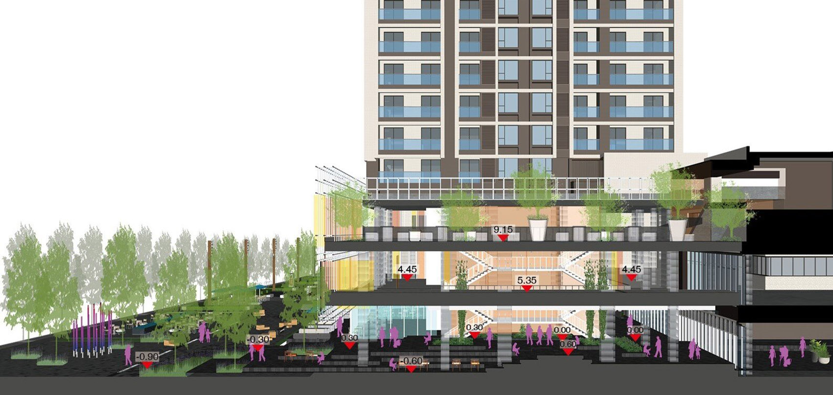 萤集·三官堂(缤虹里的商业区)丨中国宁波丨T.Workshop创浦景观设计-135