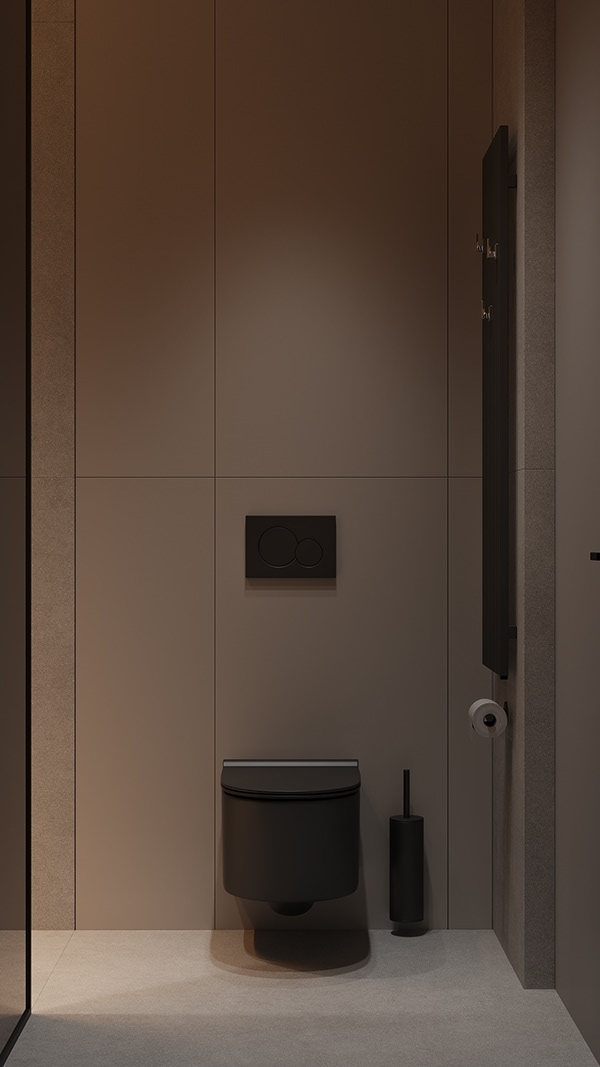 107㎡高级灰色系公寓设计-18