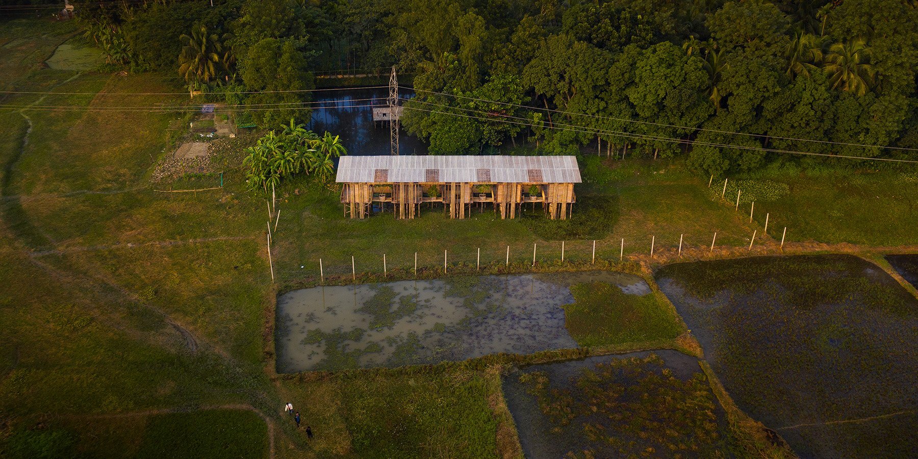 孟加拉乡村竹木餐厅 | 顺应季节的环保设计-14