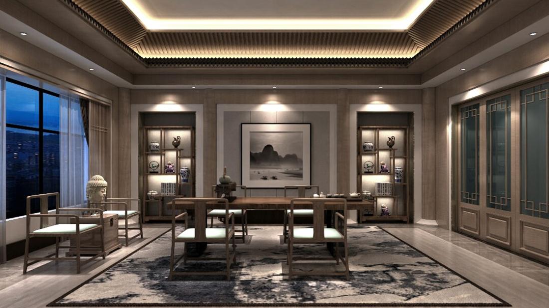 
新中式办公——【禅意办公室】 -5