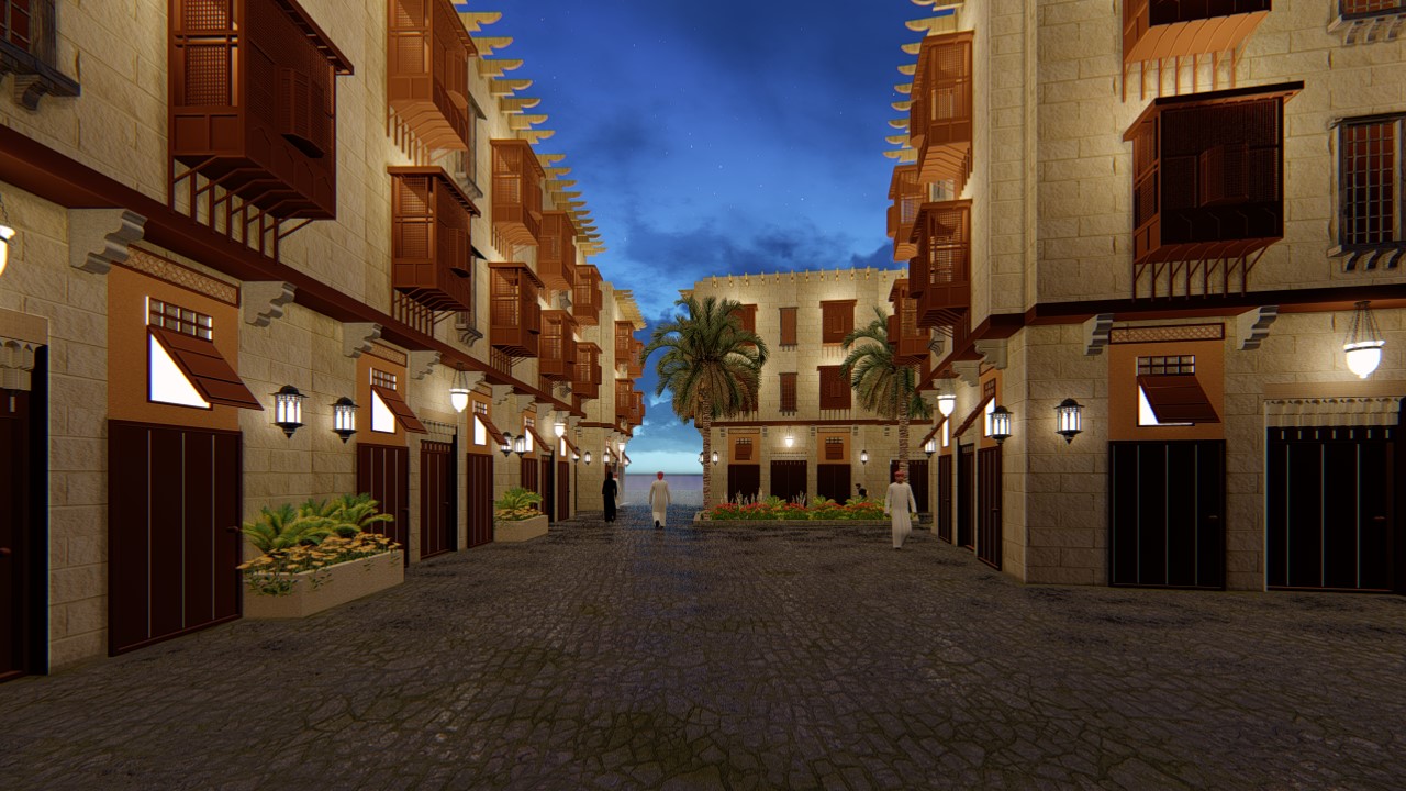 RE-DESIGEN OF RESIDENTIAL CLUSTERS in ARAB AL YASSAR-0