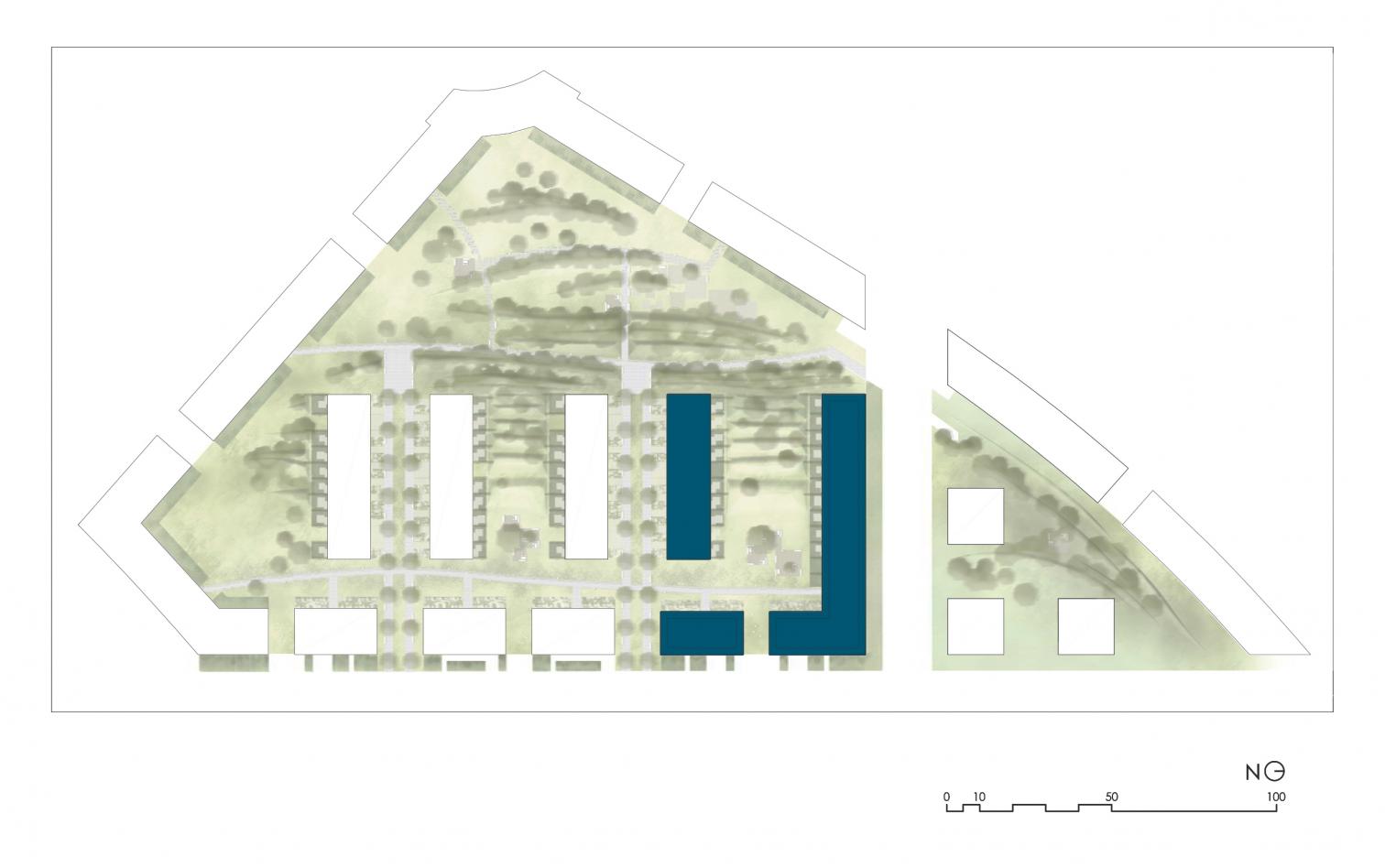 Luxembourg 住宅大楼，融入城市的多彩建筑-11