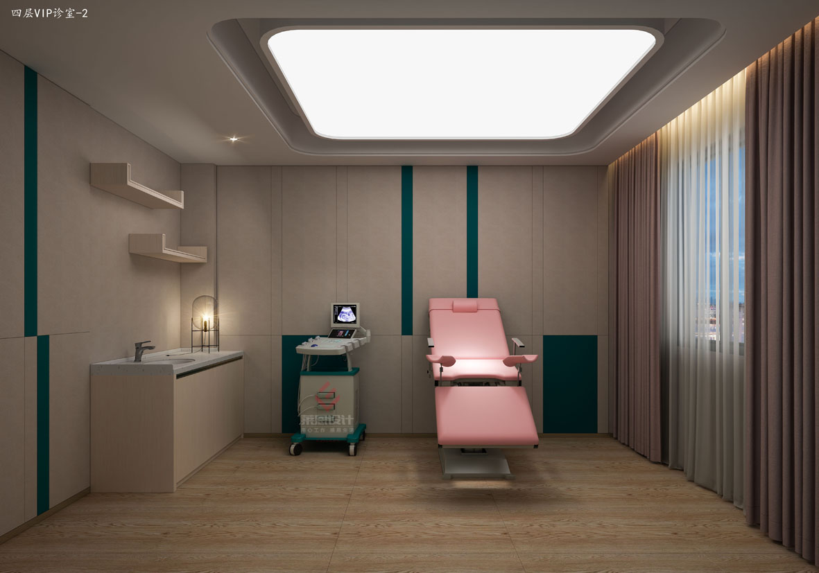 莱恩设计 | 轻奢风医院,低调奢华的新定义-25