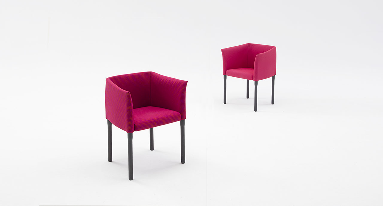 Elsie chair with armrests - Paola Lenti - Indoor-10