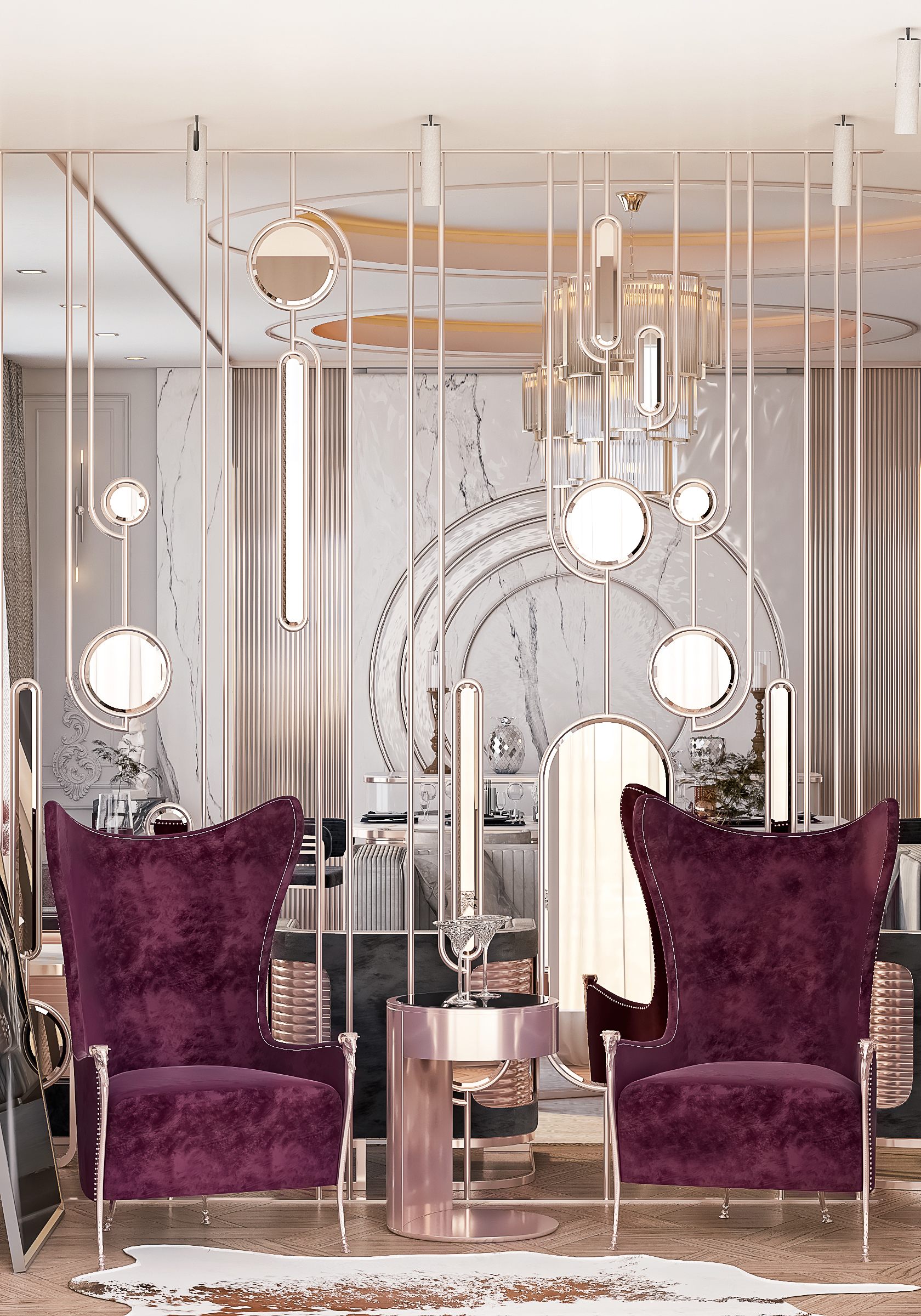 豪华客厅丨ZEBRANO FURNİTURE-14